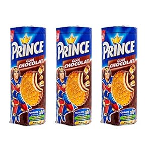 LU – Prince Chocoladekoekjes – 3 pakjes – 300 g per pak – Koekjes met chocoladeschilfersmaak – Met chocoladeklompjes…