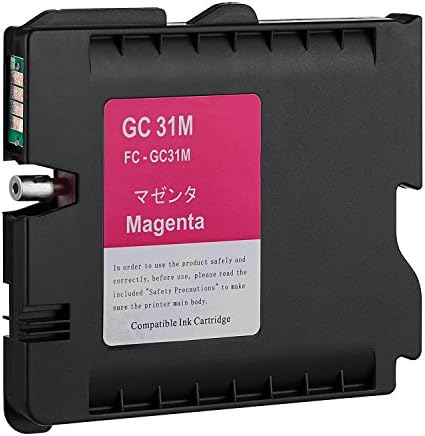 GC31 GC-31 Magenta Transfer Sublimation Ink Cartridges for Ricoh Aficio GXe2600/e3300/e3300N/e3350N/e5050N (Heat Transfer)