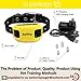 AngelaKerry Wireless Dog Fence System with GPS, NO Electric Shock, Outdoor Pet Containment System Rechargeable Waterproof Vibration Collar 850YD Remote for 15lbs-120lbs Dogs (Yellow)thumb 4
