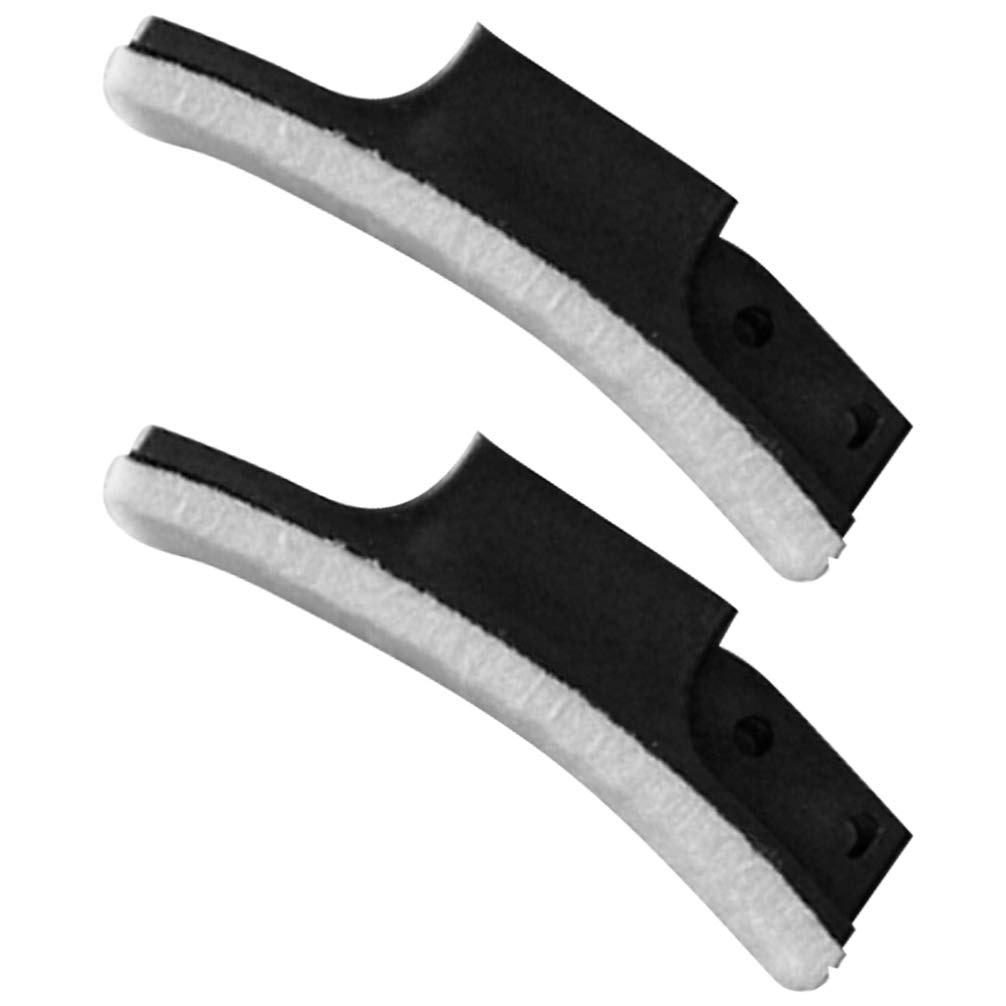 Abaodam 2pcs Exercise Bike Brake Pads Brake Blocks for Fitness Cycling Reduce Rim Scratches Squeaks Fit for Indoor Outdoor