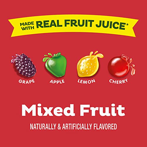 Black Forest Fruit Snacks Juicy Burst, Berry Medley, 0.8 Ounce (40 Count), Berry Mix, 32 Ounce