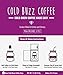 Cold Buzz Coffee (New Orleans Chicory) Cold Brew Coffee Grinds 5-Pack | Home Cold Brew Coffee Sachets