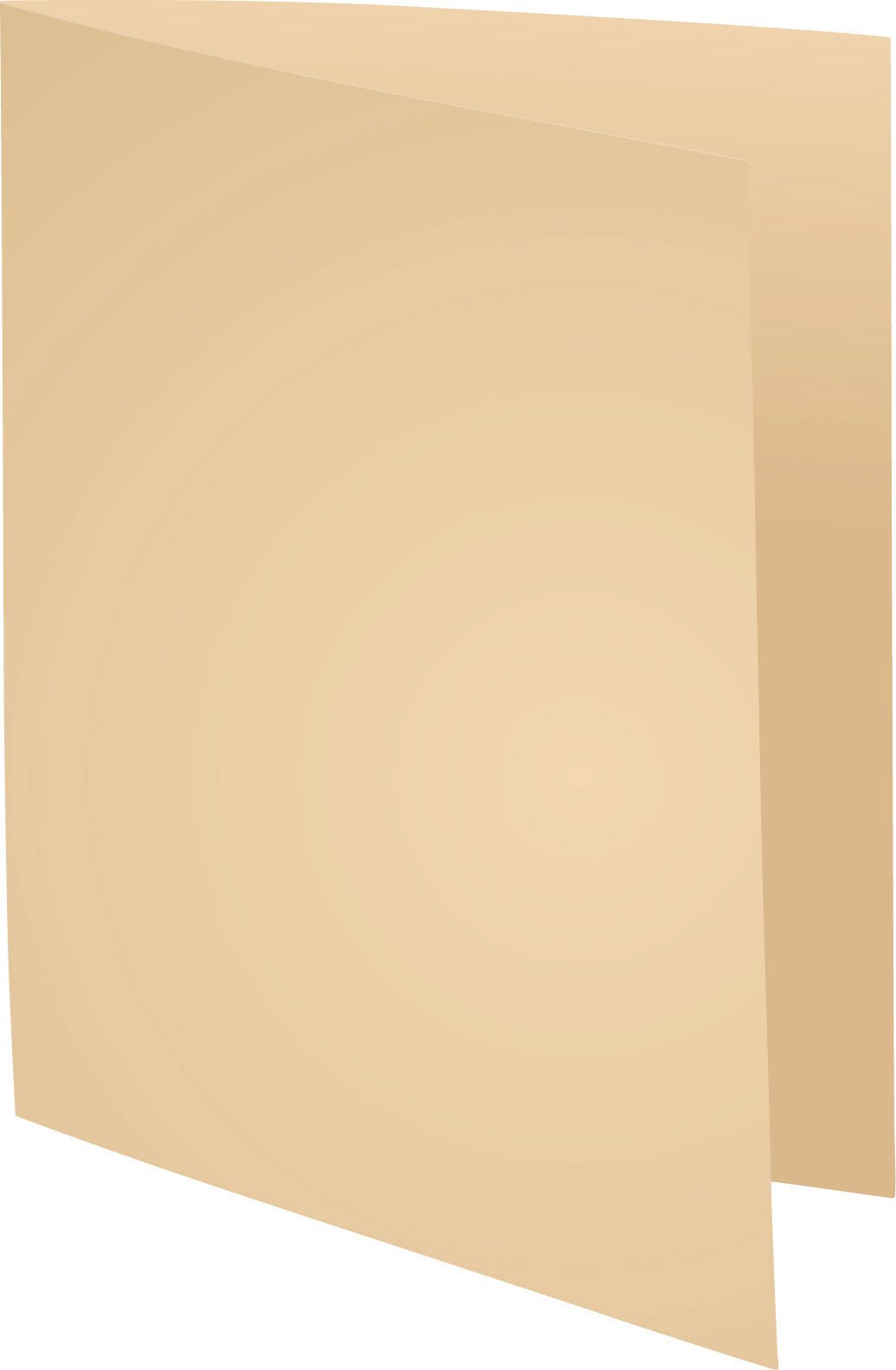 Exacompta - Ref 421002E - Forever Square Cut Folder with Decal Edge - 240 x 320mm in Size, Suitable for Storing A4 Documents, Made from 170gsm Recycled Board - Buff (Pack of 100)