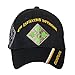 Officially Licensed US Army Infantry Division Black Embroidered Baseball Cap - Multiple Divisions Available! (4th Infantry)
