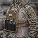 Tactical Mag Pouch, Open-Top Molle Magazine Pouches Holder Carrier for M4 M14 G36 HK416 Magazines and Glock 17 M1911 9MM