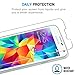 KATIN Galaxy S5 Screen Protector - [2-Pack] Tempered Glass For Samsung Galaxy S5 Screen Protector 9H Hardness with Lifetime Replacement Warranty