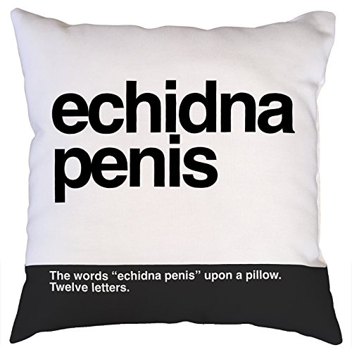 Echidna Penis Word Pillow 60 Off Kediacarbon Co In