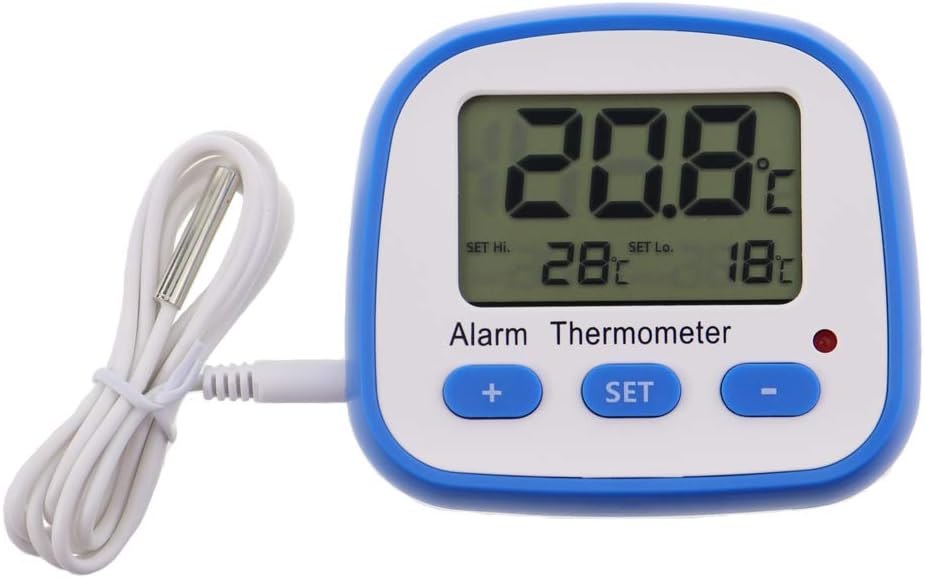 Digital Fridge Freezer Thermometer With Easy To Set Hi Lo Temperature