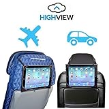 HighView iPad hanger for iPad 2,3,4- hangs anywhere (car, airplane, train, bus, stroller, gym, kitchen) and gives clean water to children in need. Tablet travel accessory gadget case mount hold holder kids children parents traveler