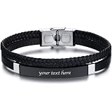 eeDIY Bracelets de Naissance personnalisés Cadeau Gravure pour Fees Fille aan eilleur ai