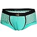 YiZYiF Men's Openwork Mesh Breathable Thongs Soft Bikini Swimwear