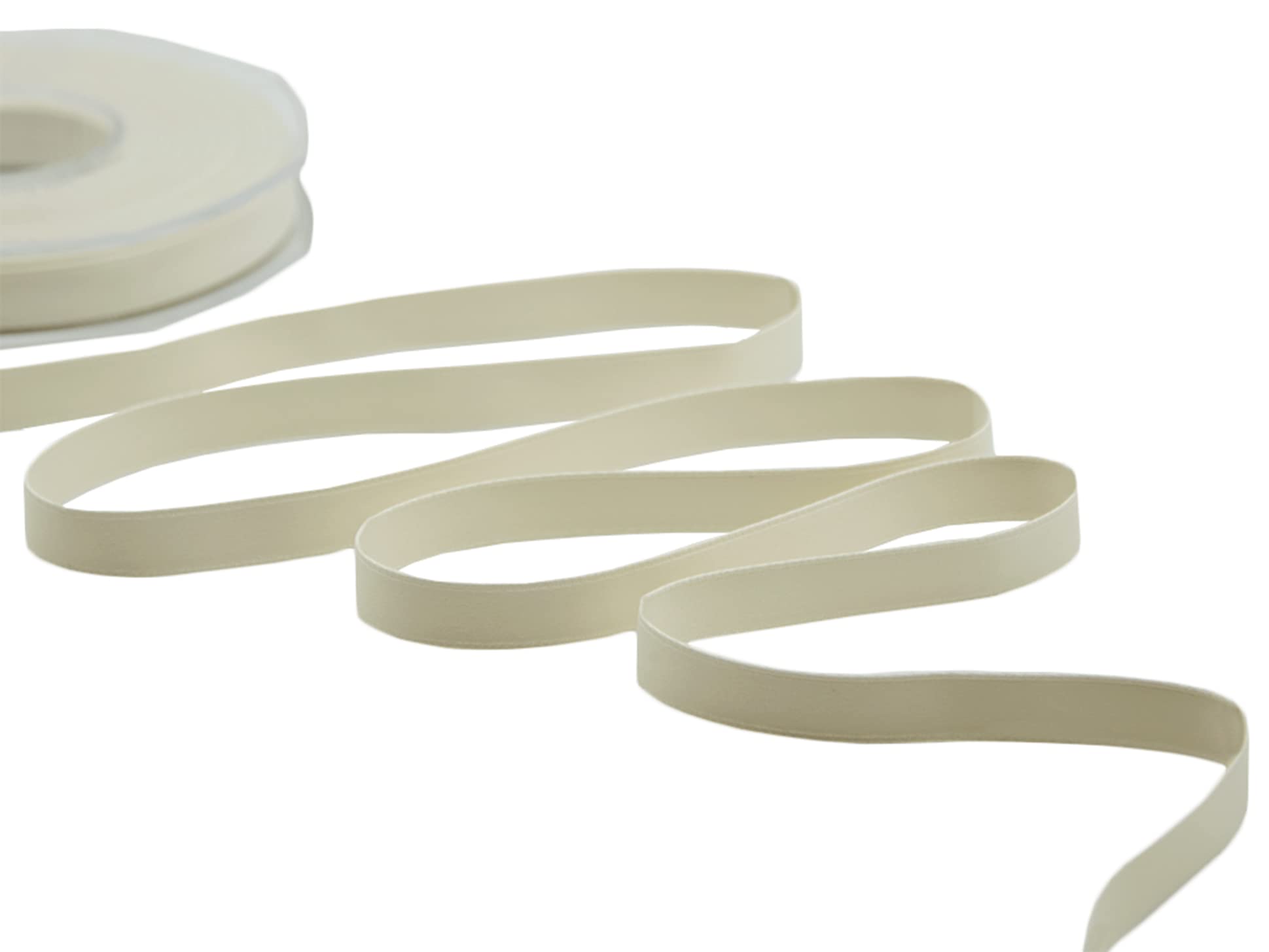 Furlanis Ribbon, Silk, Ivory (RAL 1013), 10 mm x 20 m