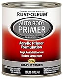 Rust-Oleum 262275 Gray Primer Automotive Auto Body Primer - 32 oz. - 2 Pack