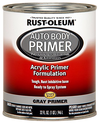 Rust-Oleum 262275 Gray Primer Automotive Auto Body Primer - 32 oz. - 2 Pack Rust-Oleum 262275 Gray Primer Automotive Auto Body Primer - 32 oz. - 2 Pack