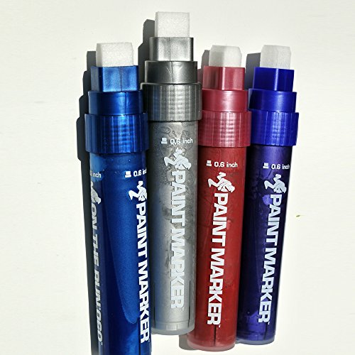 On The Run OTR .060 Metallic Permanent Jumbo Paint Marker Set of 4