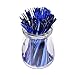Sago Brothers 200pcs 4 Inches Metallic Twist Ties (Blue)