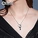 T400 Blue Purple Pink Butterfly Crystal Pendant Necklace Gift for Women