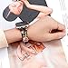 QIBOX Leather Bands Compatible with Fitbit Versa/Versa 2, Slim Vintage Leather Band Replacement Strap Women Man Wristband Accessories Compatible with Fitbit Versa 2 Smartwatch