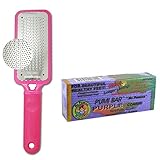 Microplane Foot File Colossal Callus Remover Pink Color+ Mr Pumice Coarse Purple Pumi Bar
