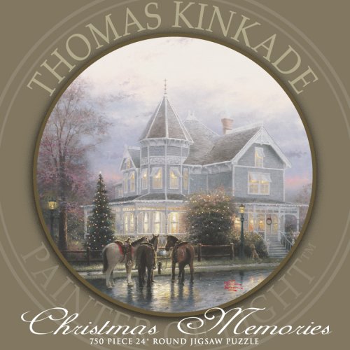 750 Piece Thomas Kinkade Round-Christmas Memories