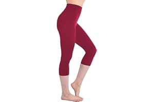 Ipletix Capri Leggings for Women, High Waist Womens Capris Leggings Soft Workout Yoga Pants