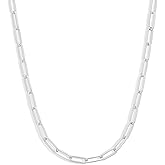 Amazon Essentials Necklace Paperclip Chain