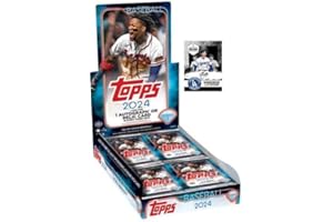 GENERIC BRAND NEW 2024 Topps Series 1 Baseball Factory Sealed HOBBY BOX (240 Cards) - ONE AUTOGRAPH or MEMO. Card and 1 SILVER/BLUE PACK per Box - Chance for Elly de La Cruz and Evan Carter Rookie Autograph Cards - Plus Novelty Shohei Art Card Shown