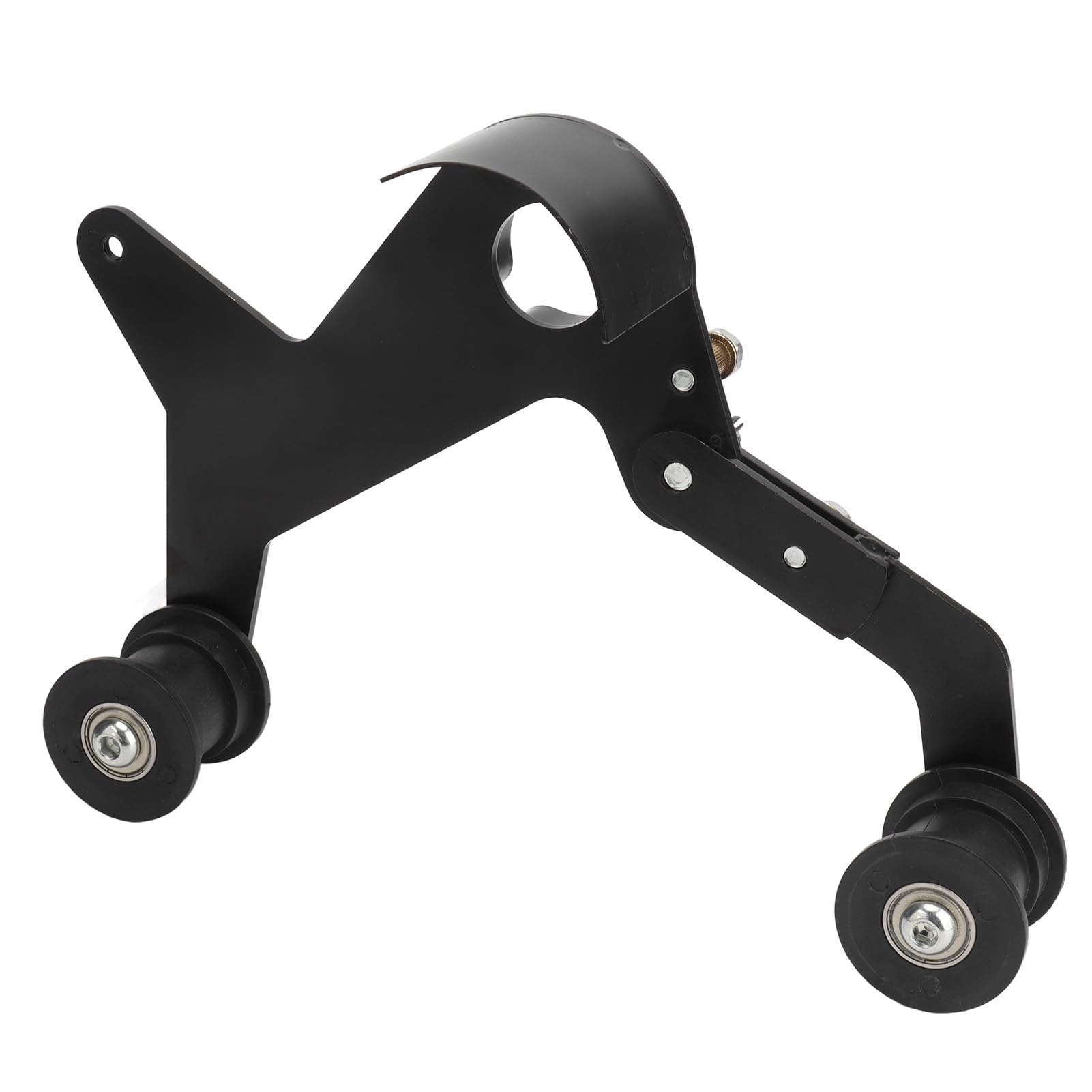 Belt Sander Adapter for Angle Grinder, Easy Assembling Pipe or Tube Sanding Attachment, Stainless Steel Belt Sander Attachment Grinder with 20mm and 40mm Abrasive Belts, for Rust Removal (M14)