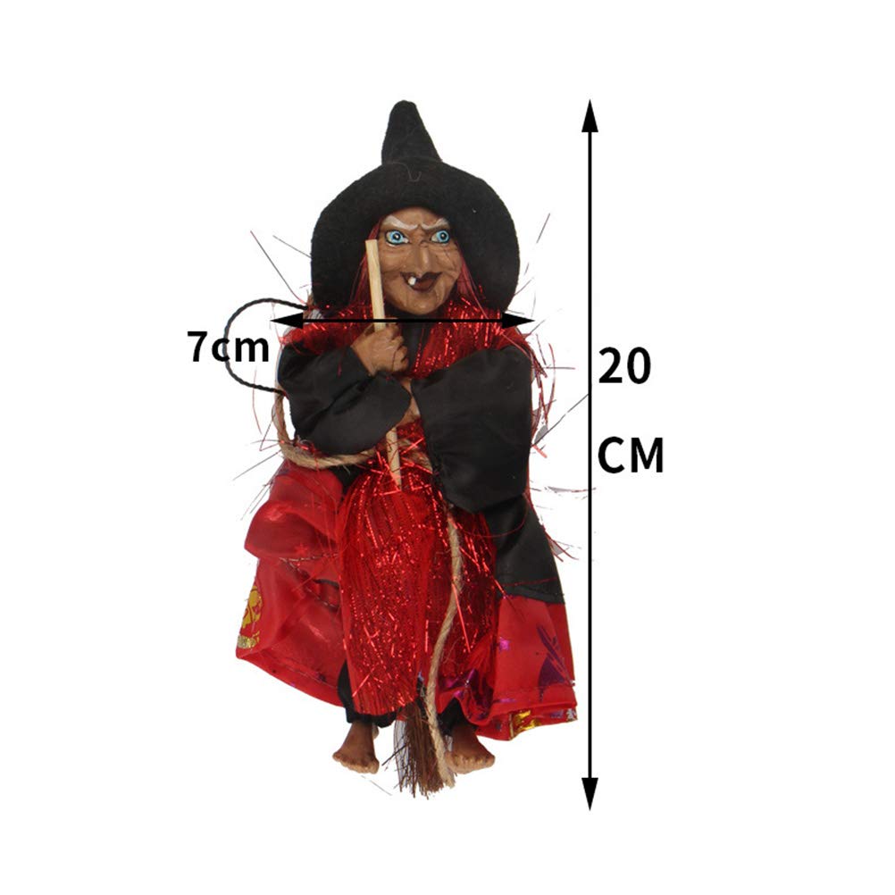 BESTOYARD Halloween Dekoration hängenden Hexe Horror