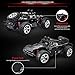 SZJJX RC Car, 1/12 Scale 4WD High Speed Vehicle 35MPH+ 2.4Ghz Radio Remote Control with LED Light Vision - Black