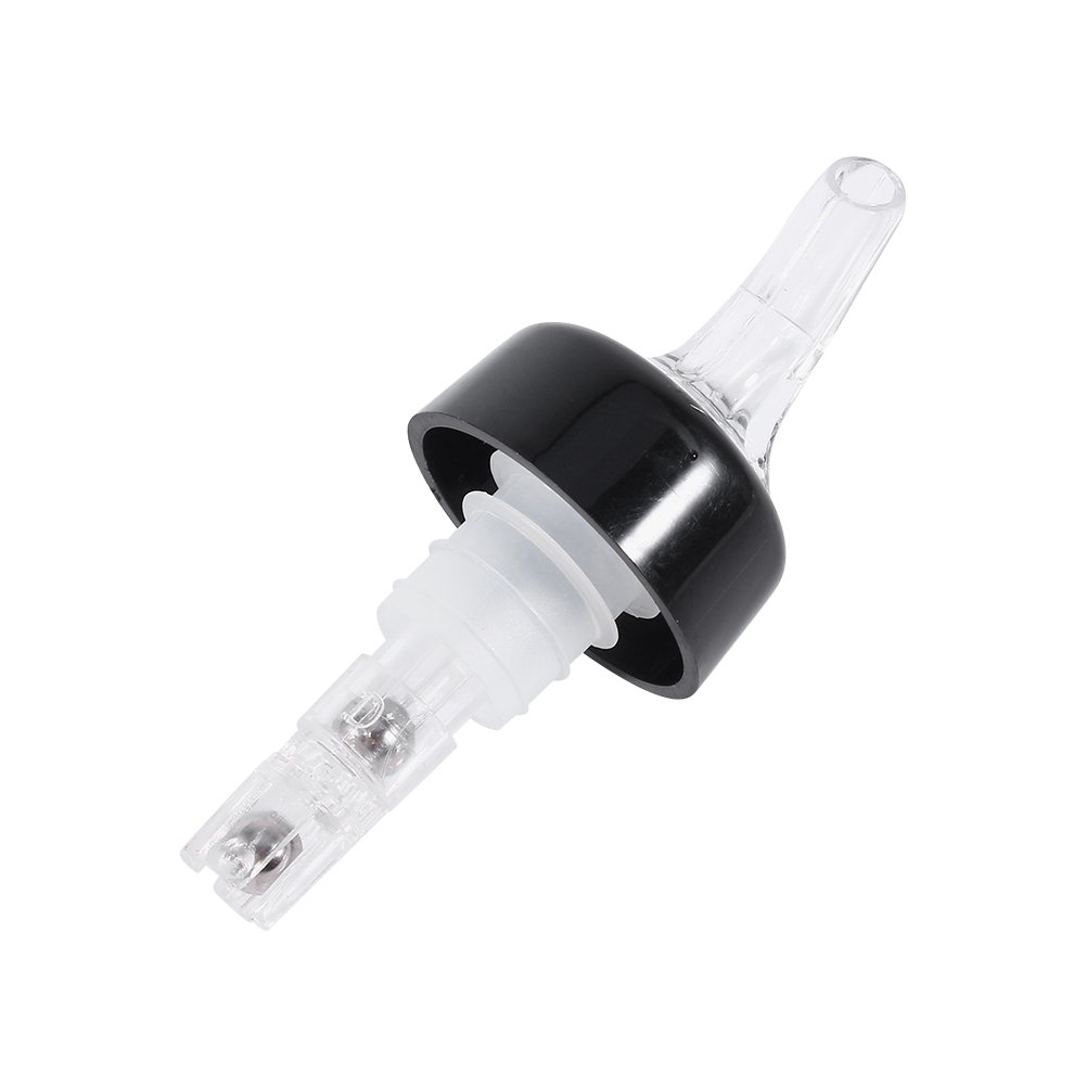 Garosa Automatic Measured Liquid Dispenser 50mL, Liquor Bottle Pourer for Wine Cocktails, Shot Bar Dispenser with Precise Measurement, Clear Plastic Alcohol Spout for Bartending
