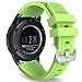 Gear S3 Frontier / Classic Watch Band, MoKo Soft Silicone Replacement Sport Strap for Samsung Gear S3 Frontier / S3 Classic / Moto 360 2nd Gen 46mm Smart Watch, NOT FIT S2 & S2 Classic & Fit2, GREEN