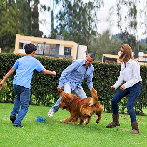 ANBOKC Dog Chew Toys, Dog Food Dispenser Toys, Interactive Dog Toys, Dog IQ Treat Ball, Dog Puzzle Toys, Dog Teeth Cleaning Ball, Natural Rubber Toys for Small Medium Dogs Chasing Chewing Training