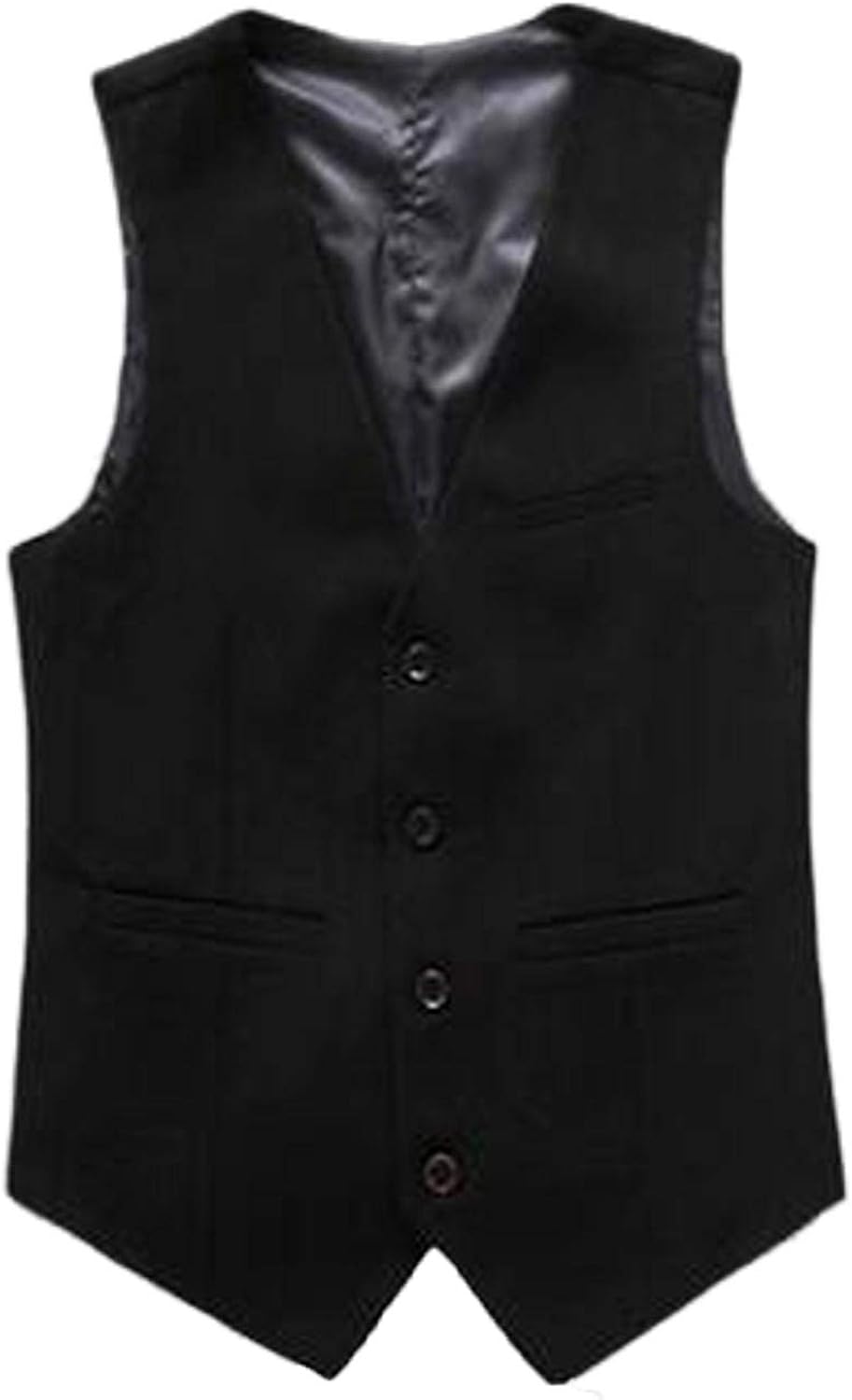 Men's Vests Solid Slim Fit Vest Mens Casual Business Mens