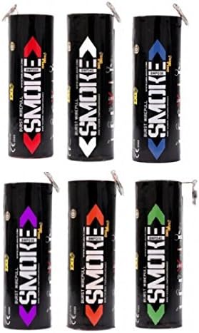 Enola Gaye BURST Smoke Grenade Variety 6-Pack (Red, White, Blue, Purple, Orange, Green)