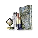 Estee Lauder 2013 7 Pieces Re-Nutriv Makeup Skincare Gift Set with Metailic Faux-Snakeskin Clutch Cosmetic Bag