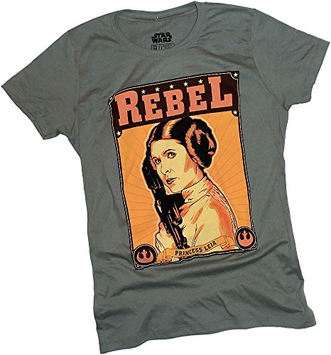Star wars -- princess leia -- rebel juniors t-shirt, me…