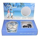 Love Wish Freshwater Pearl Oyster Kit - Harvest Your Own Pearl - Great Gift by Kiss Me (Finger Ring, Earrings, Necklace, Freshwater Pearl with Shell) (Blue Box)
