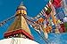 Maha Bodhi Large Buddhist Satin Wind Horse Lungta Prayer Flags 20 Pcs 10 X 11 Inches