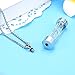 Oinsi Urn Necklace for Ashes Timeless Hourglass Cremation Jewelry for Women Men Memorial Pendant Keepsake for Human Pet Ashes (Silver)
