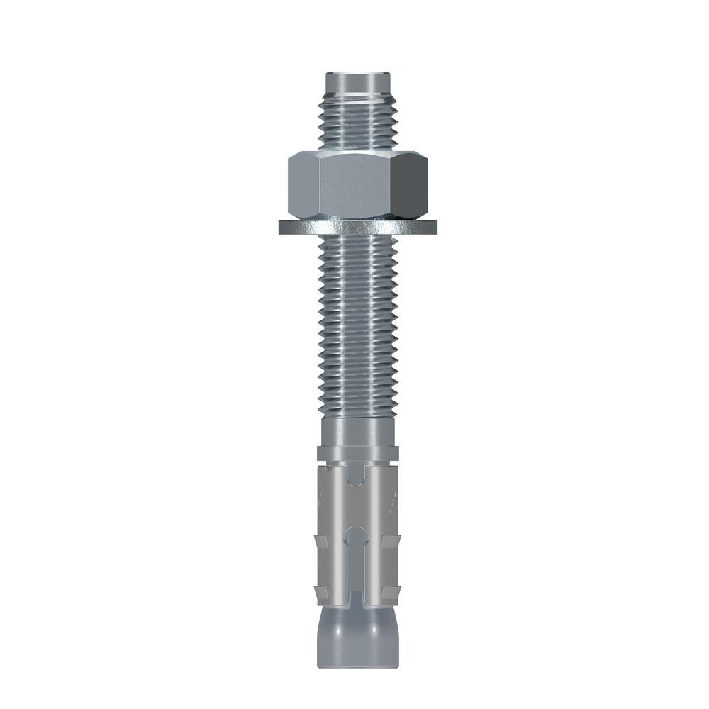 Simpson Strong-Tie STB2-75512R10 Strong-Bolt2 Wedge Anchors - 3/4" X 5-1/2" Zinc (10-Pack)