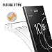 Sony Xperia XZ1 Compact Case, Aeska Ultra [Slim Thin] Flexible TPU Gel Rubber Soft Skin Silicone Protective Case Cover for Sony Xperia XZ1 Compact (Clear)