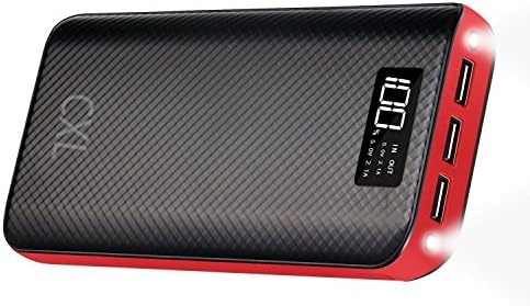 Portable Charger Power bank 24000mah High Capacity Double Flash Lights With LCD Indicator Battery Pack For iPhone, iPad &amp; Samsung Galaxy &amp; More