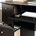 Sauder Computer Desk, Cinnamon Cherry Finish, L: 46.54