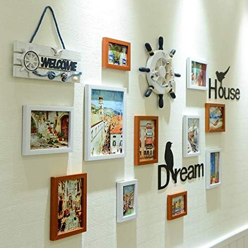 ウォールステッカー防水ウォールペーパーアートステッカー壁画 フォトフレームフォトウォールオフィスウォールステッカーソリッドウッドの壁フォトフレームシンプルなリビングルームレストランの壁の装飾壁 壁画アートデカール壁用ステッカー家の装飾 色 C