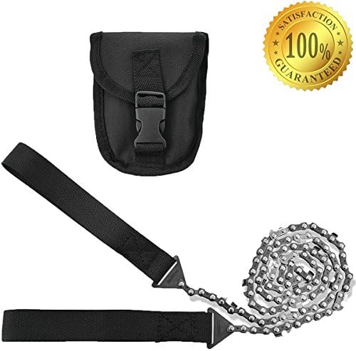 Daaseefee Standard-type Portable Pocket Chain Saw Gardening Saws Bidirectional Chain Saws for Survival in Jungle for Camping and Outdoor Activities