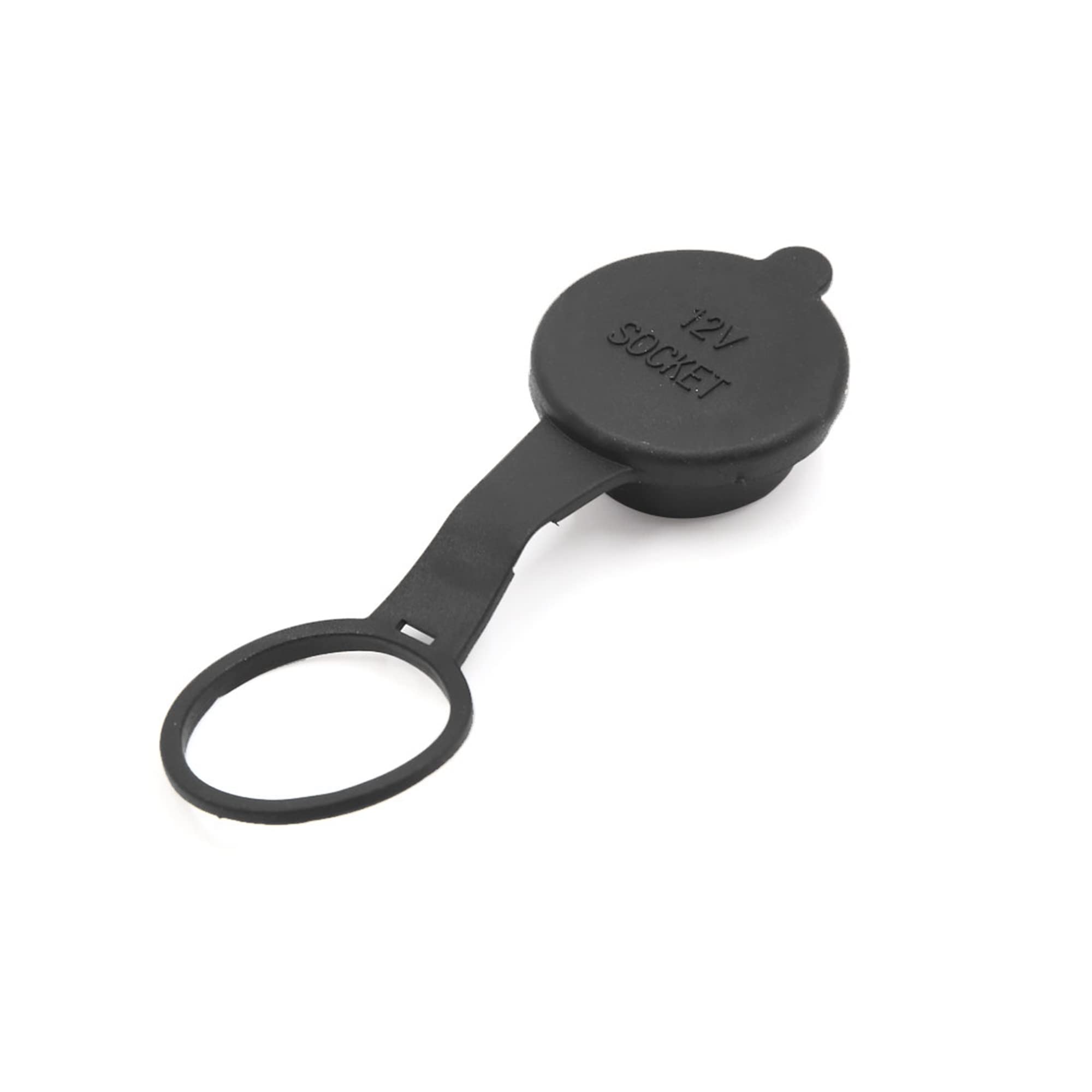 sourcingmap Black Car Cigarette Lighter Socket Cover Cap 12V Outlet Lid Fitness