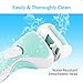 Electronic Foot File Pedicure Tools, Wet & Dry Electric Callus Remover Rechargeable Cordless Waterproof with 2 Heads to Remove Dead/Hard/Dry/Rough/Cracked Skin & Polish Nails Effectively - Sissely