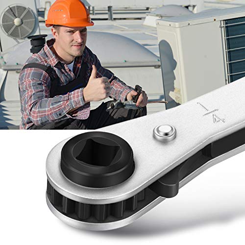 Ratchet Wrench Air Conditioner Ratcheting Service Wrench 3/16 Inch to 3