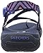 Skechers Women's Reggae Haystack Toe Ring Sandal,Navy/Amp/Pink,10 M US